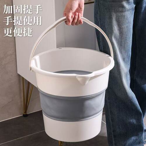 折叠水桶户外钓鱼桶大小号车载