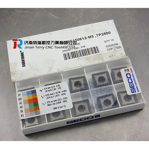 山高正方形车削刀片SNMG120404-M3TP3500断续加工