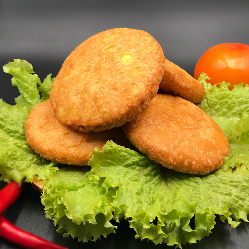 甘肃特产 馍馍南瓜油饼 手工酥饼地方特色小吃零食早餐饼12个包邮