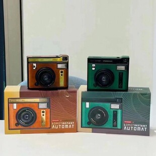 星巴克乐魔联名拍立得棕绿复古相机一次成像免冲洗旅行摄影入门级