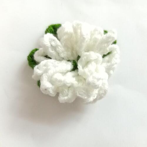 手工钩织手工编织钩织立体花朵毛线装饰配件DIY材料多色