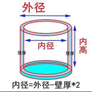 亚克力管高透明亚克力管封底透明有机玻璃管亚克力防尘罩加工定制