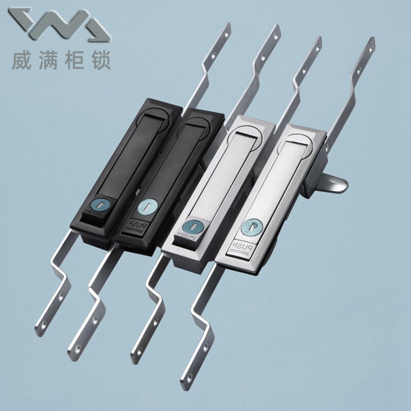 ms731-1-2通讯机柜连杆锁 威图柜天地拉杆锁 开关控制柜天地锁