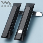 MS861 电柜箱锁 工业机械设备锁DB861开关控制柜锁 2长形平面锁