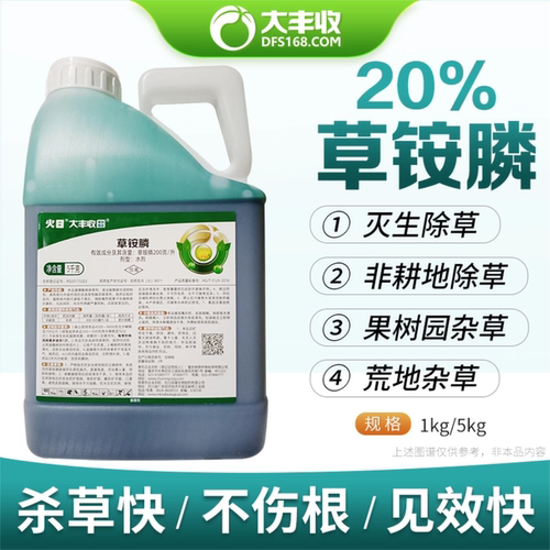 大丰收火日除草剂草铵膦果园茶园