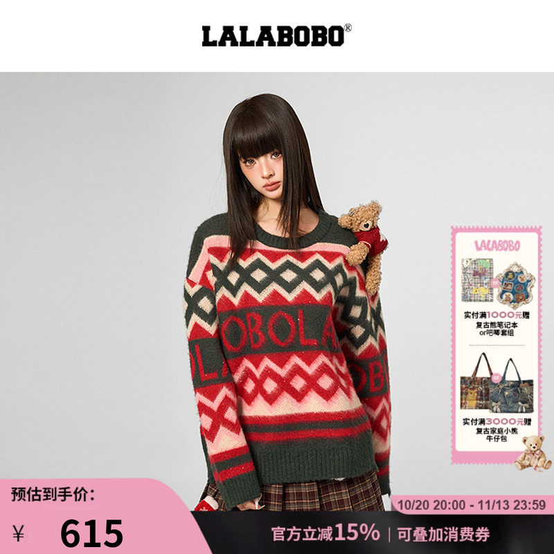 LALABOBO费尔岛24年秋冬毛衣