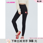 款 LBCC 可爱时尚 女 WXZC28 铅笔休闲针织打底裤 LALABOBO24春秋新品