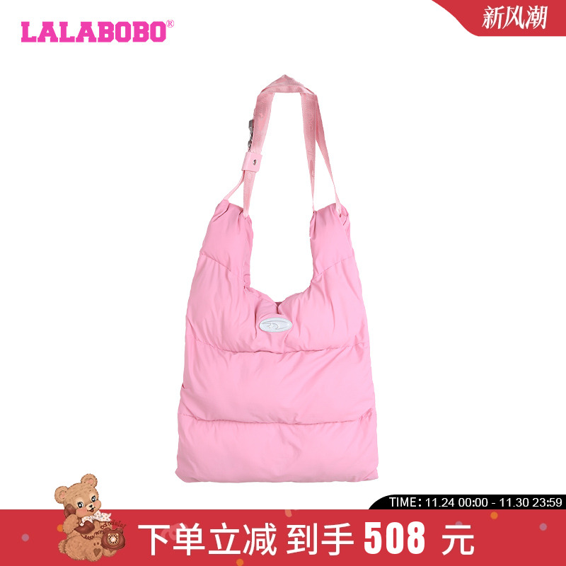 LALABOBO2023冬季新款纯色休闲潮流百搭简约单肩包女|LBCD-WQXL22