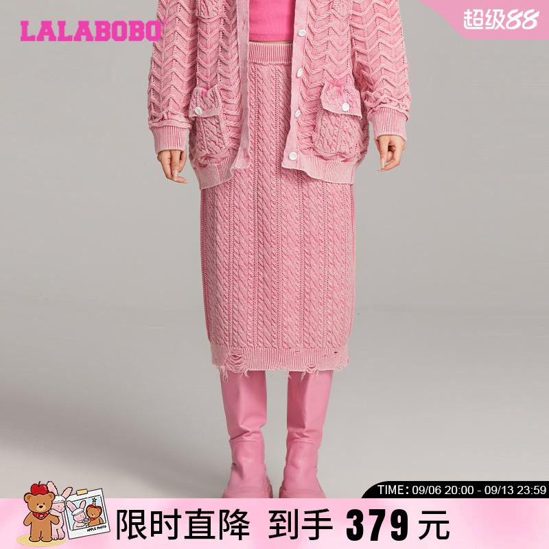 LALABOBO秋款针织半裙