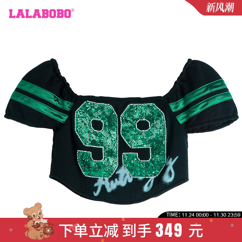 LALABOBO短袖T恤美式运动