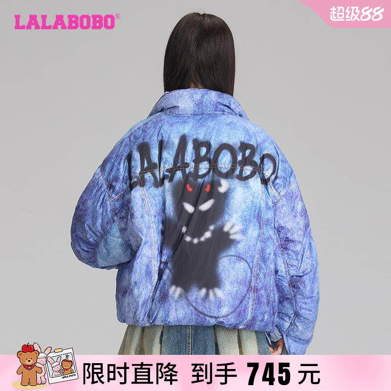 LALABOBO2024冬季新款短款羽绒服