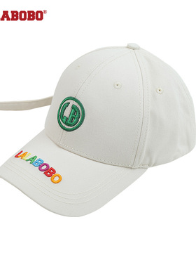 LALABOBO2024春季新款彩虹老花棒球帽|LBCA-WQLM12