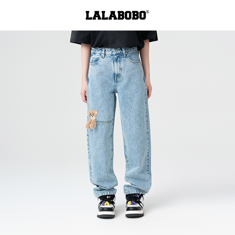 LALABOBO立体玩偶男友裤