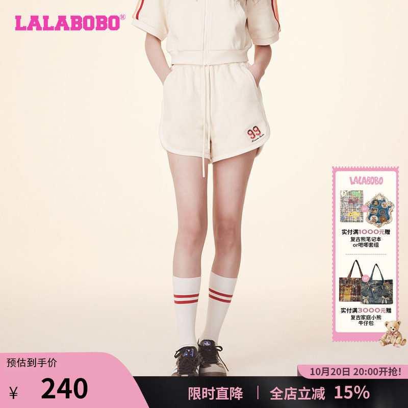 复古休闲LALABOBO休闲短裤