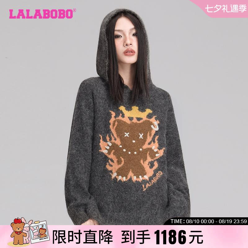 LALABOBO美式复古毛衣