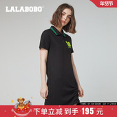 独特个性 短裙 T恤连衣裙女短袖 新款 商场同款 LALABOBO24年夏季