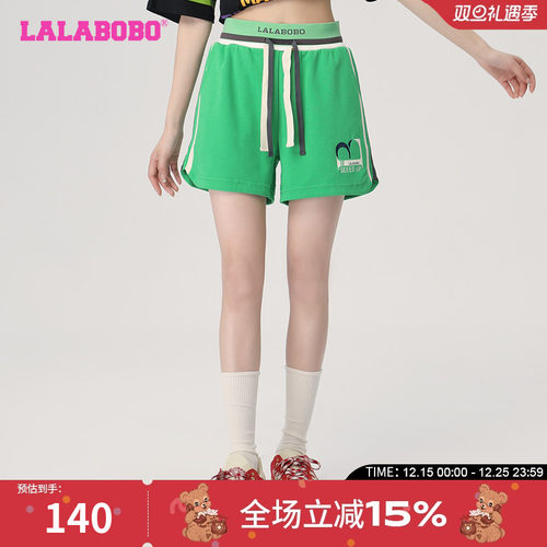 lalabobo2023短裤抽绳美式