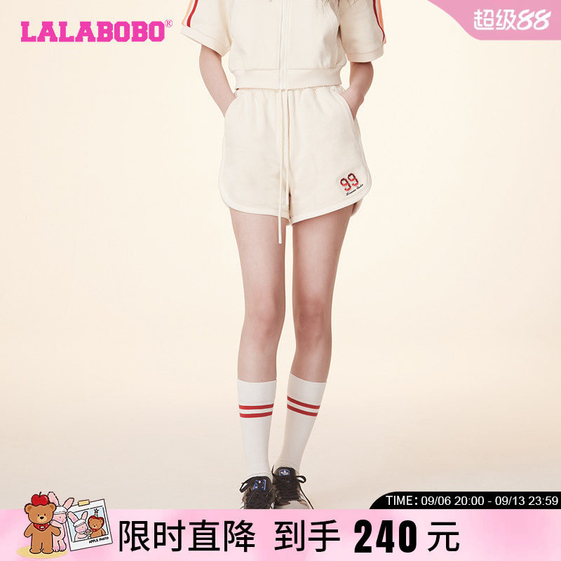 复古休闲LALABOBO休闲短裤