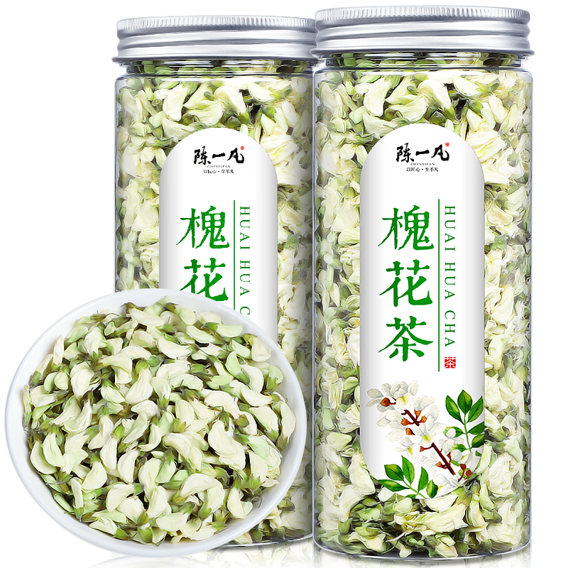 陈一凡槐花茶安徽亳州精选新茶无硫熏花草养生茶泡水喝的菊花玫瑰