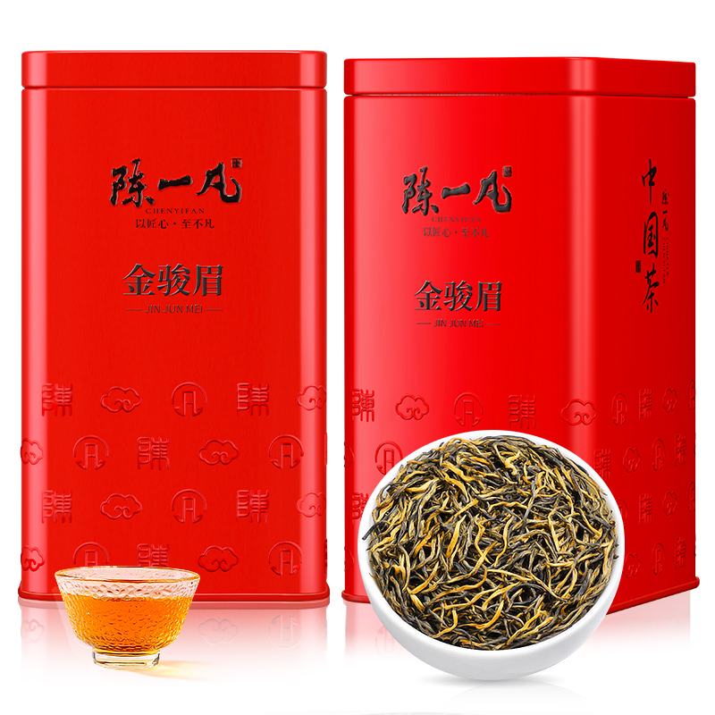 陈一凡特级金骏眉红茶罐装360g