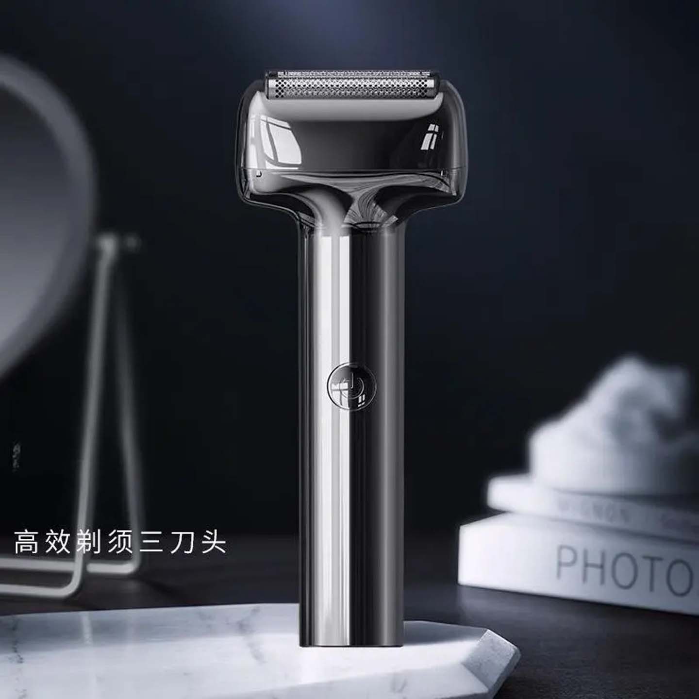 芸菲汇往复式男士剃须刀小巧便携旅行装电动刮胡刀磁吸数显胡子a2