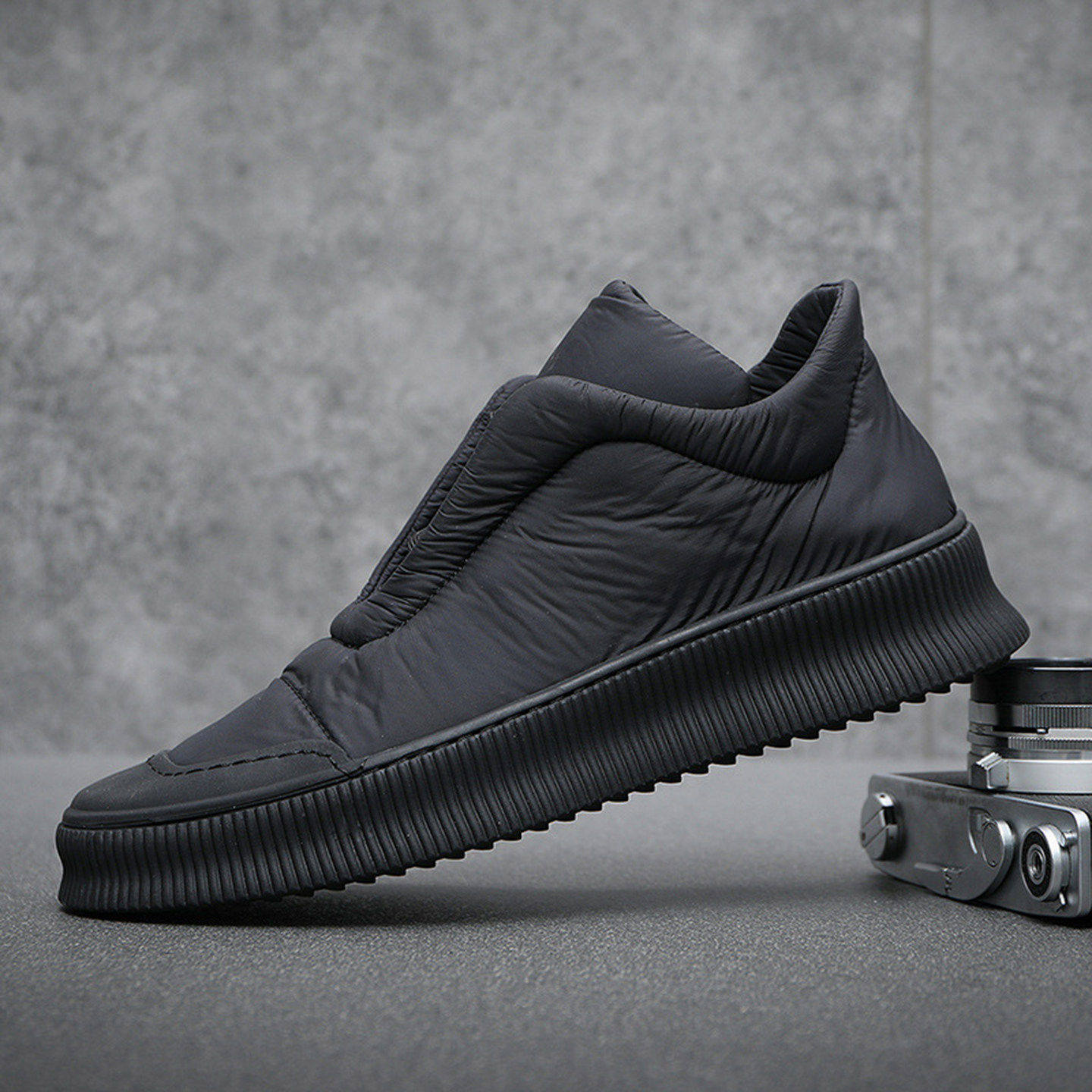 福建晋江帕拉鞋2026新款加绒羽绒布防水棉鞋一脚蹬保暖厚底休闲鞋,流行男鞋,棉鞋,淘宝优惠券,粉丝福利购,淘宝优惠卷