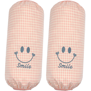 秋冬可爱双层长款护肘防污护袖套成人学生办公家务防脏套袖筒男女