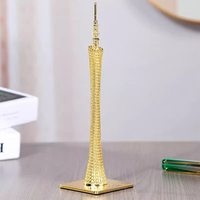 广州塔纪念品金塔模型摆件地标建筑家居办公客厅装饰教师礼品礼物