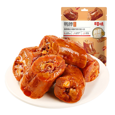 百草味鸭脖110g甜辣味
