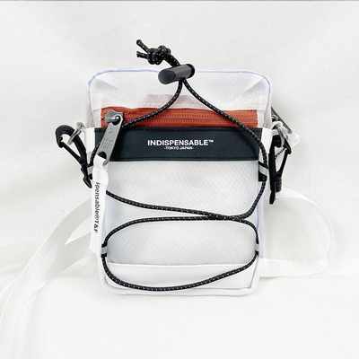 INDISPENSABLE IDP时尚休闲潮流梯形几何半透明次时代迷你包