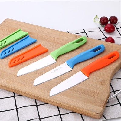 不锈钢水果刀家用陶瓷折叠瓜果刀随身便携小刀学生宿舍水果削皮刀