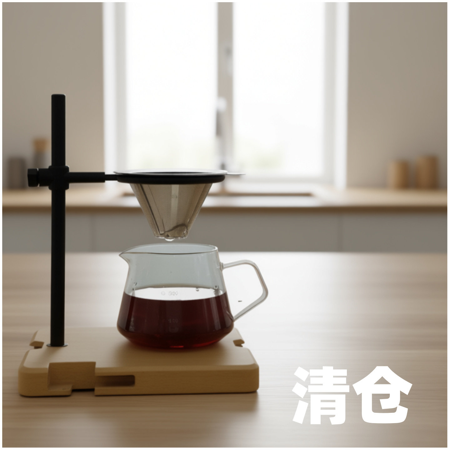 手冲咖啡支架咖啡器具实木极简