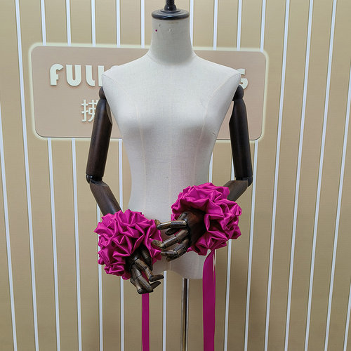 拂琳花影国标舞服手飘纯手工制作