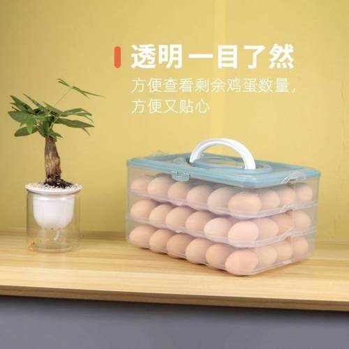 鸡蛋收纳盒小尺寸外带鸡蛋的盒子防摔携带鸡蛋车载高端鸡蛋盒带盖