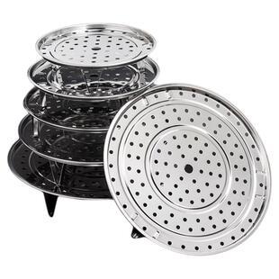 蒸饭三角架多功能蒸帘丞笼东西的架子蒸煮格304不锈钢款蒸锅支架