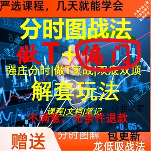 股票分時圖戰(zhàn)法做T解套課程 t0實戰(zhàn)高拋低吸競價戰(zhàn)法課程