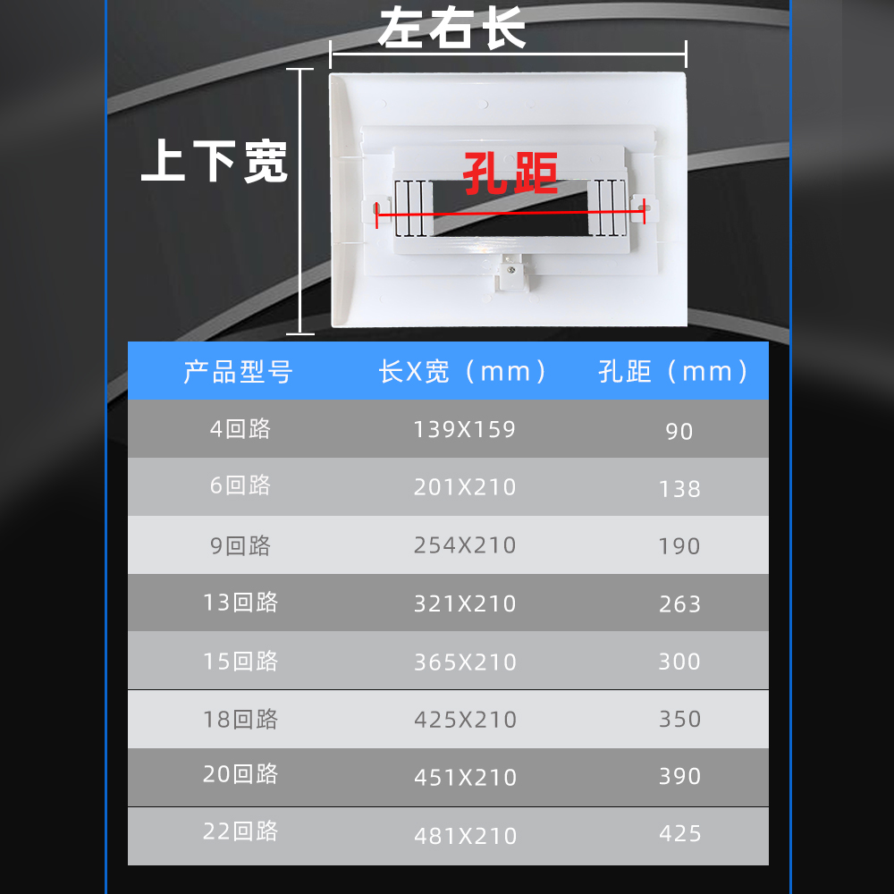 配强电箱盖板PZ30-15/7/8/4/13/16/22回路开关箱盖子面板翻盖配件