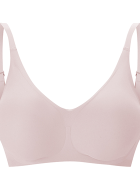 光面无钢圈文胸舒适无痕软支撑内衣女小胸0042.