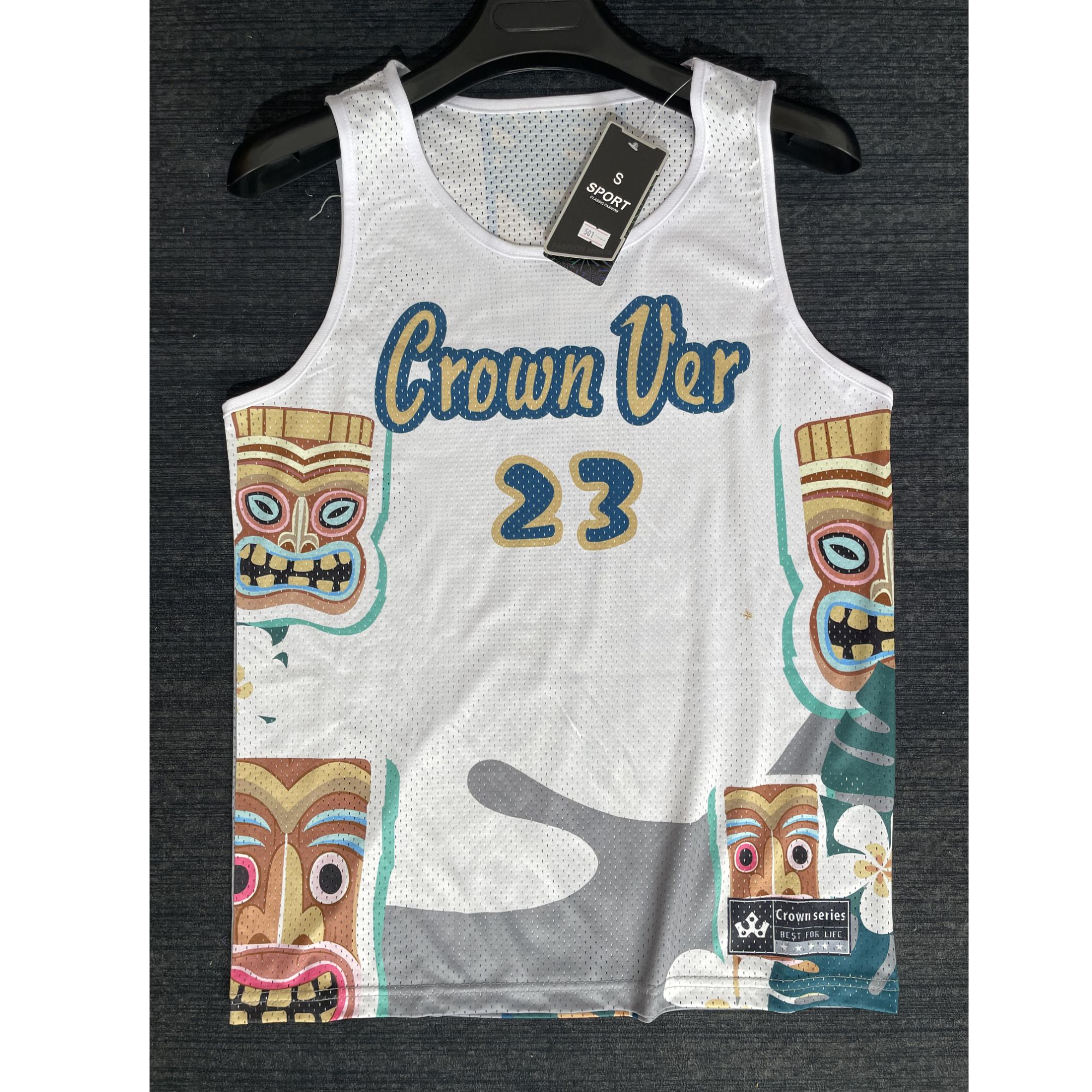 501#欧码 休闲运动宽松版型日常休闲风情侣背心 夏季透气