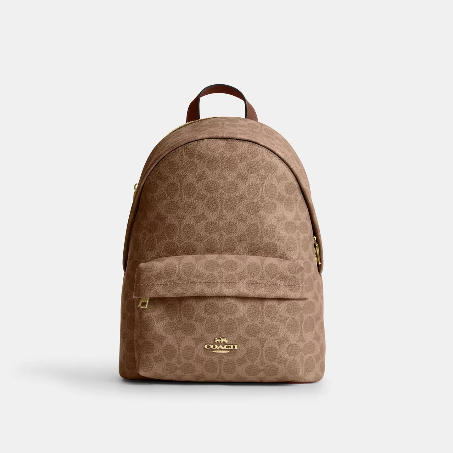 COACH/蔻驰官方奥莱款 Taylor女士休闲老花双肩包大号背包CDW76