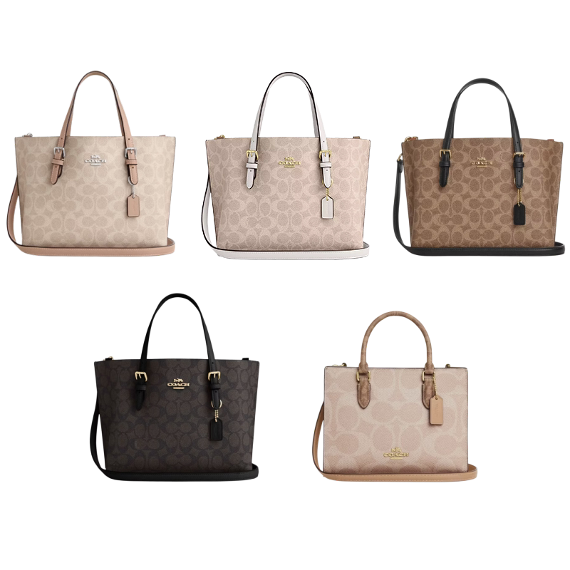 【衣橱双11】COACH/蔻驰官方 奥莱款女士老花单肩斜挎托特包