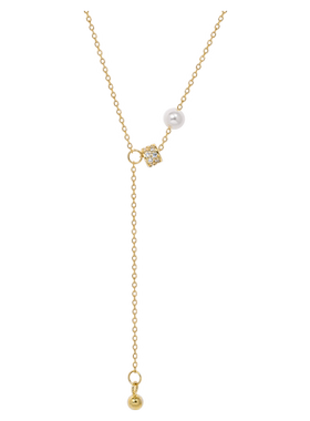 纯银项链轻奢小众新款女彩金