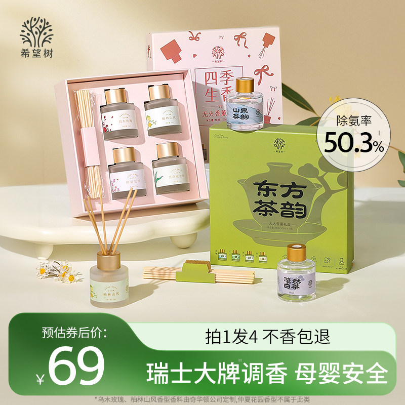 希望树无火香薰室内持久家用高级精油香氛礼盒衣柜卫生间除异味图片