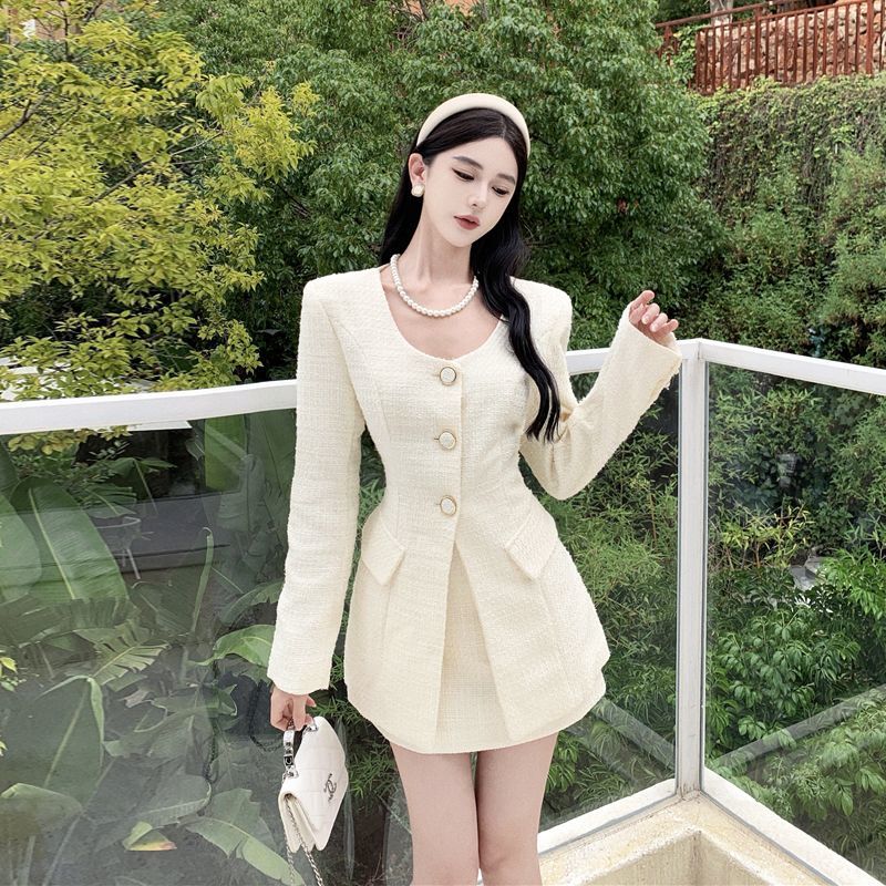 法式小香风时尚套装淑女