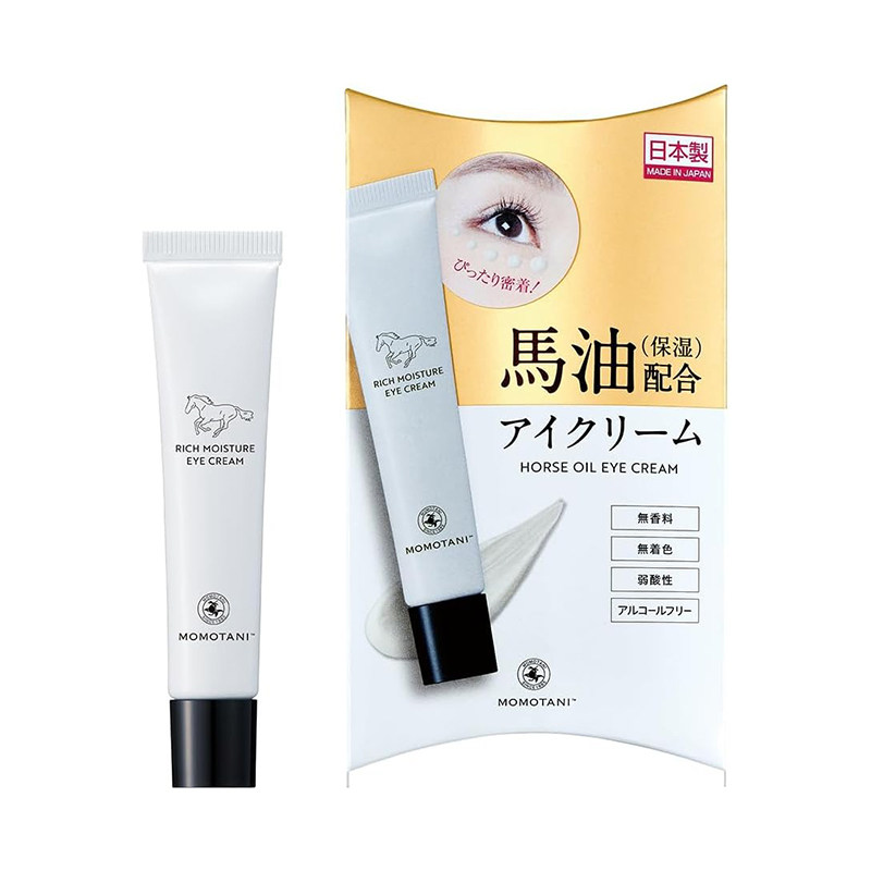 日本代购 MOMOTANI马油眼霜 令眼周肌肤恢复饱满弹性焕发光彩15G