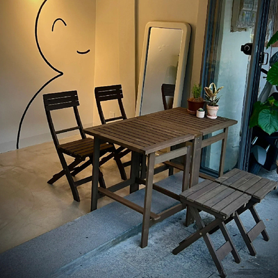 庭院用实木户外摆摊民宿休闲