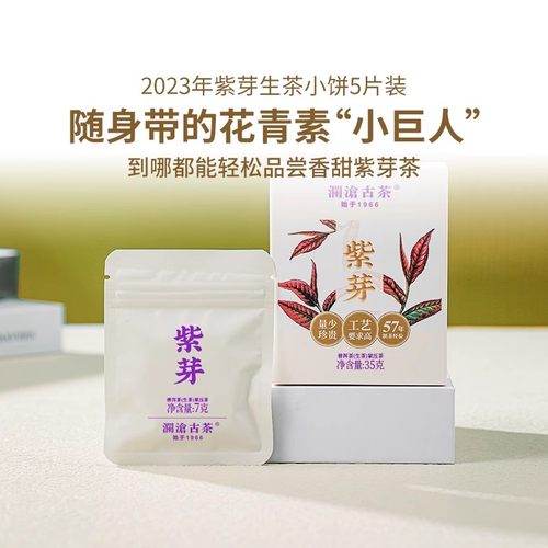 澜沧古茶2023年紫芽小萌饼