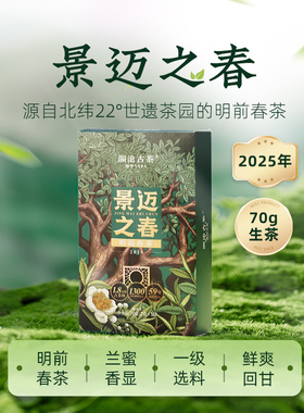 【春茶上新】澜沧古茶25年景迈之春明前春茶生熟茶生熟普洱组合