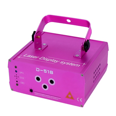 捷用 三孔红绿蓝图案激光灯 KTV包房酒吧声控舞台灯光 镭射激光灯