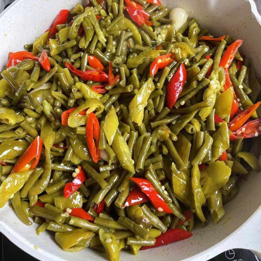 农家自制脆嫩湖北特特产酸豆角